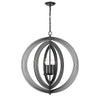 Orme 27'' Wide 4-Light Chandelier - Black