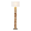 Cahill 63'' High 1-Light Floor Lamp - Natural Burl - Includes LED Bulb