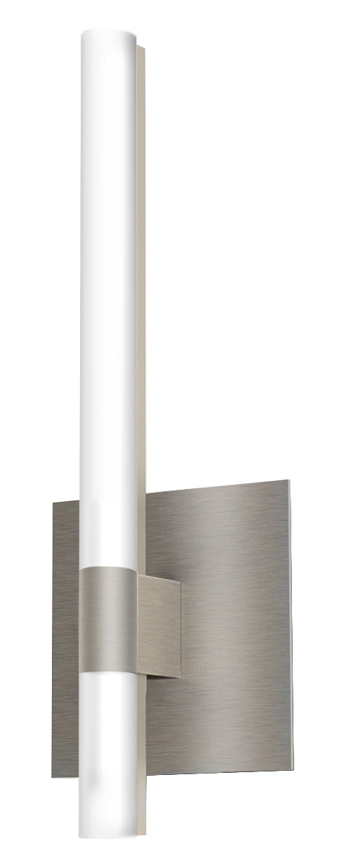 Lino 14" Sconce - Satin Nickel - 3000K - Shallow Backplate