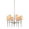 Allure 26'' Wide 6-Light Chandelier - Brushed Nickel