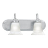 Homestead 18'' Wide 2-Light Vanity Light - Brushed Nickel