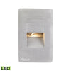 Aperture Step Light - Aluminum with White Opal Lens - LED